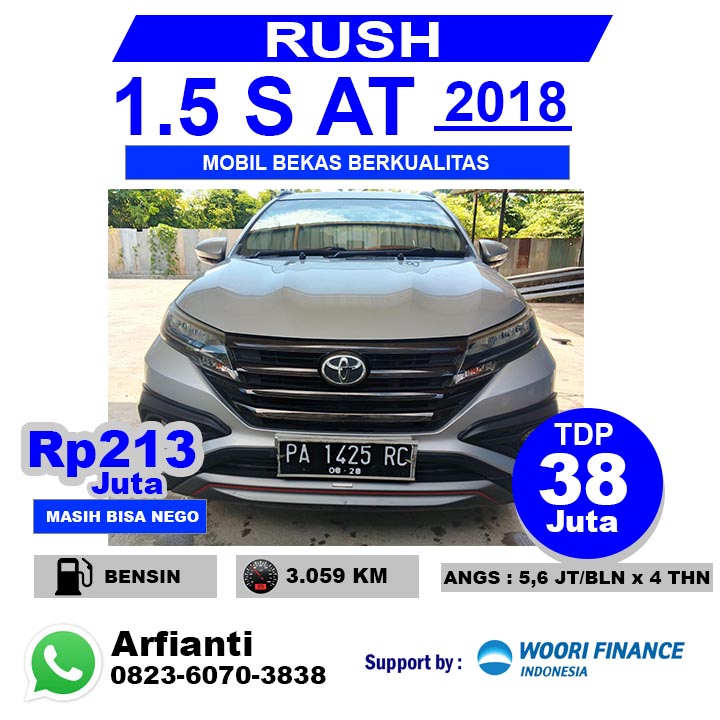 TOYOTA RUSH 1.5 S A/T 2018